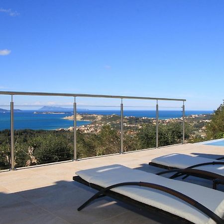 Sunset Sea View Villa 3 อายีโอส เยออร์ยิโอส ปากอน ภายนอก รูปภาพ