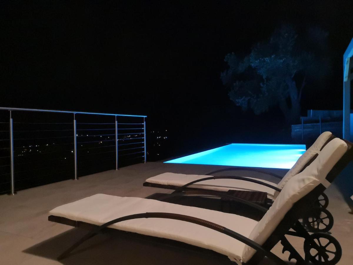 Sunset Sea View Villa 3 อายีโอส เยออร์ยิโอส ปากอน ภายนอก รูปภาพ