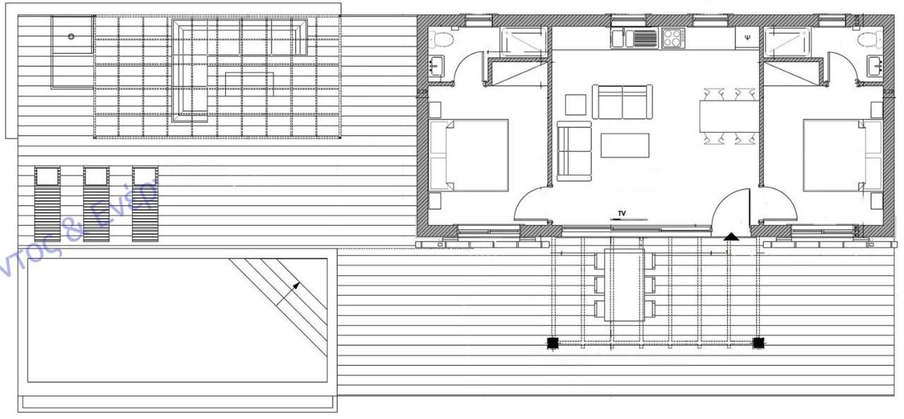 Sunset Sea View Villa 3 อายีโอส เยออร์ยิโอส ปากอน ภายนอก รูปภาพ